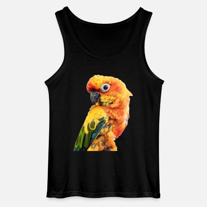 Sittiche - Gildan Männer Tank Top - Schwarz