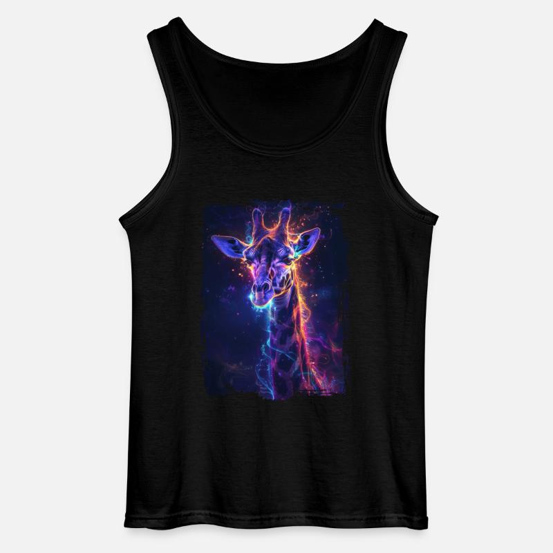 Giraffe - Gildan Männer Tank Top - Schwarz