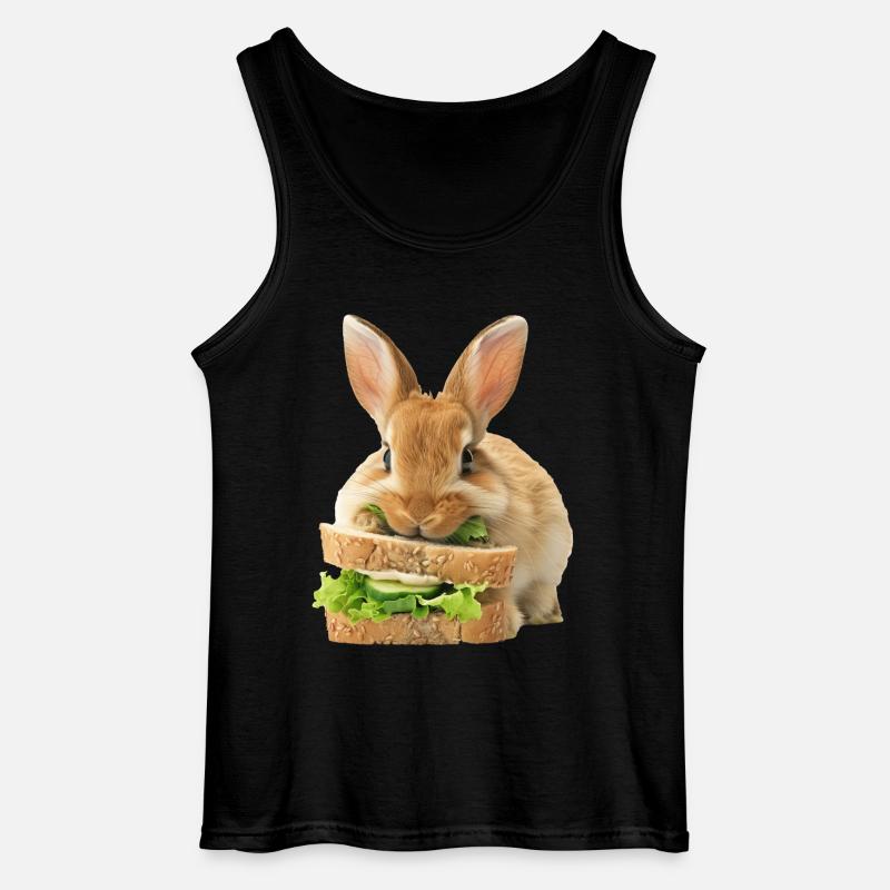 Rabbit - Gildan Men’s Tank Top - black