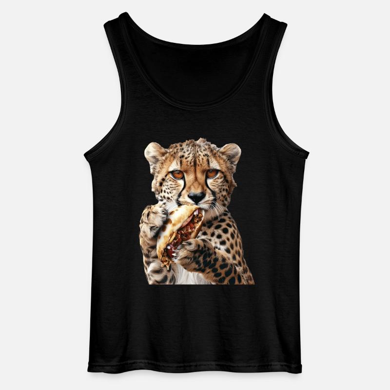 Gepard - Gildan Männer Tank Top - Schwarz