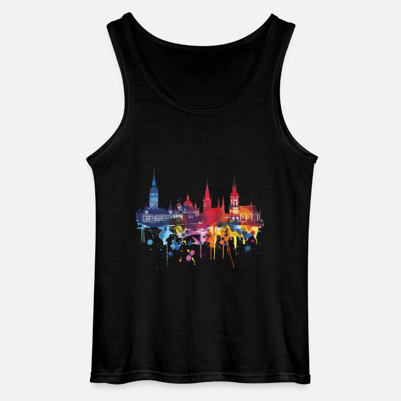 Bromberg - Gildan Männer Tank Top - Schwarz