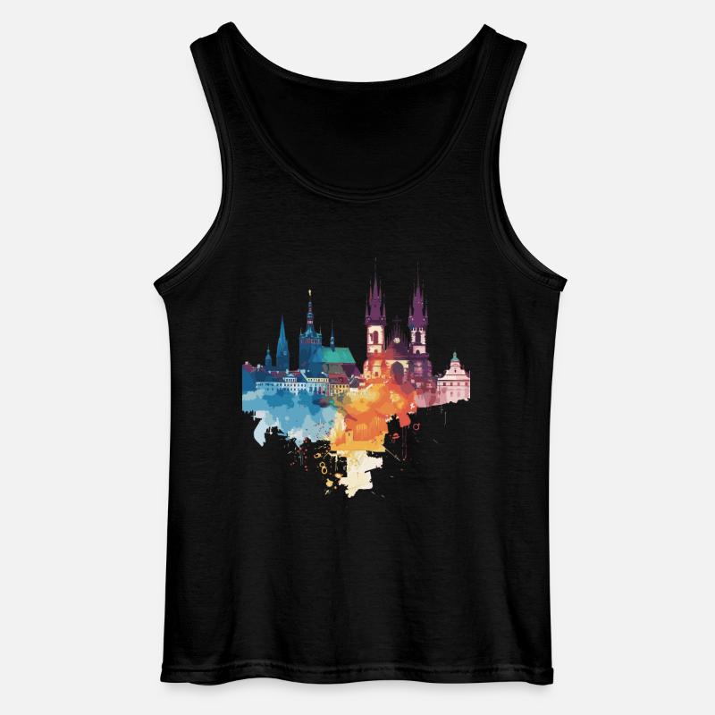 Elch - Gildan Männer Tank Top - Schwarz
