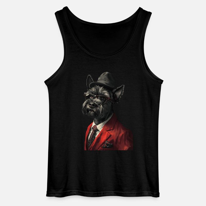 Scottish Terrier - Gildan Männer Tank Top - Schwarz