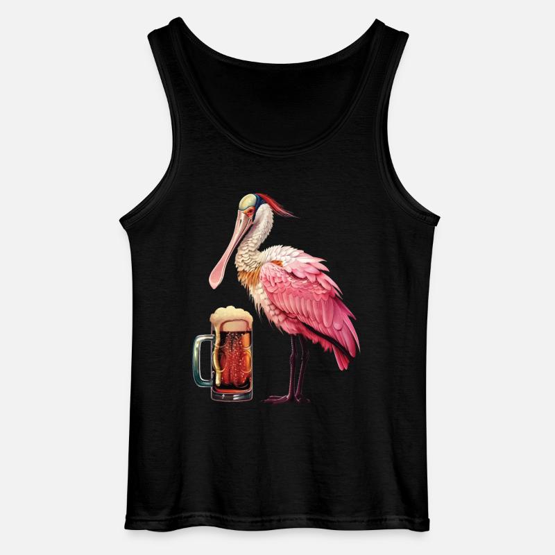 Spoon Bier - Gildan Männer Tank Top - Schwarz