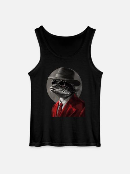 Tarpon - Gildan Männer Tank Top - Schwarz