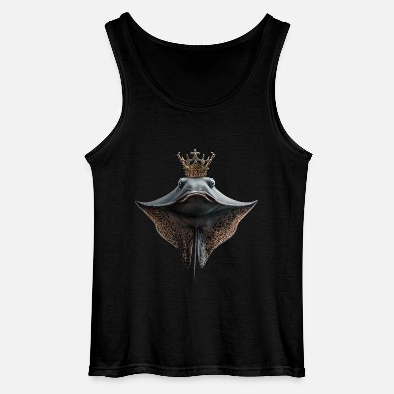 Stachelrochen - Gildan Männer Tank Top - Schwarz