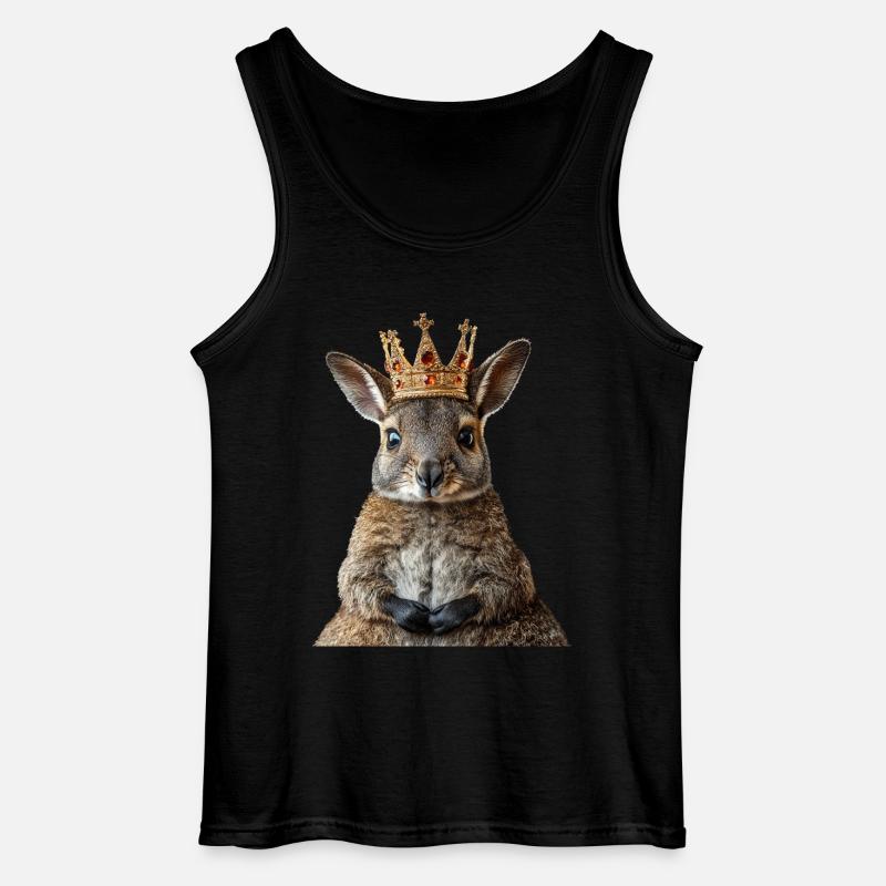 Wallaby - Gildan Männer Tank Top - Schwarz