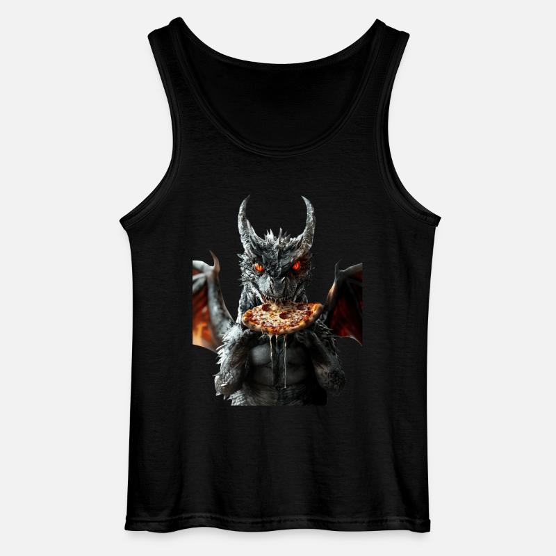 Drachen - Gildan Männer Tank Top - Schwarz