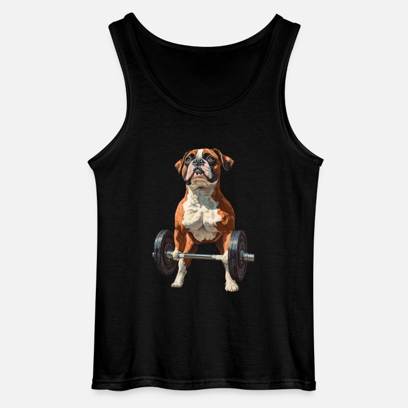 Boxer - Gildan Männer Tank Top - Schwarz