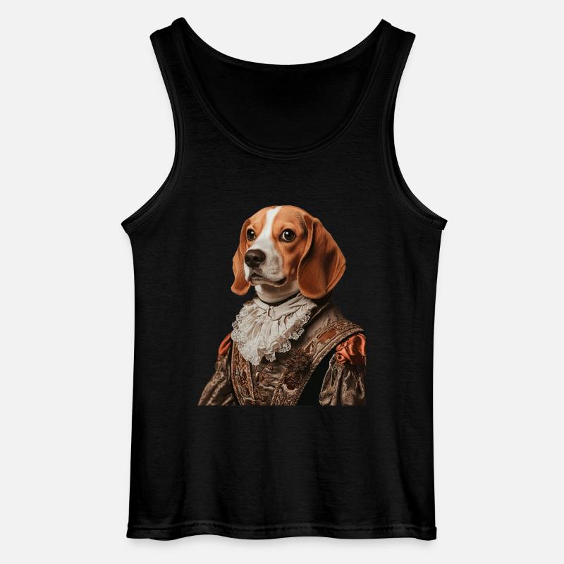 Beagle - Gildan Männer Tank Top - Schwarz