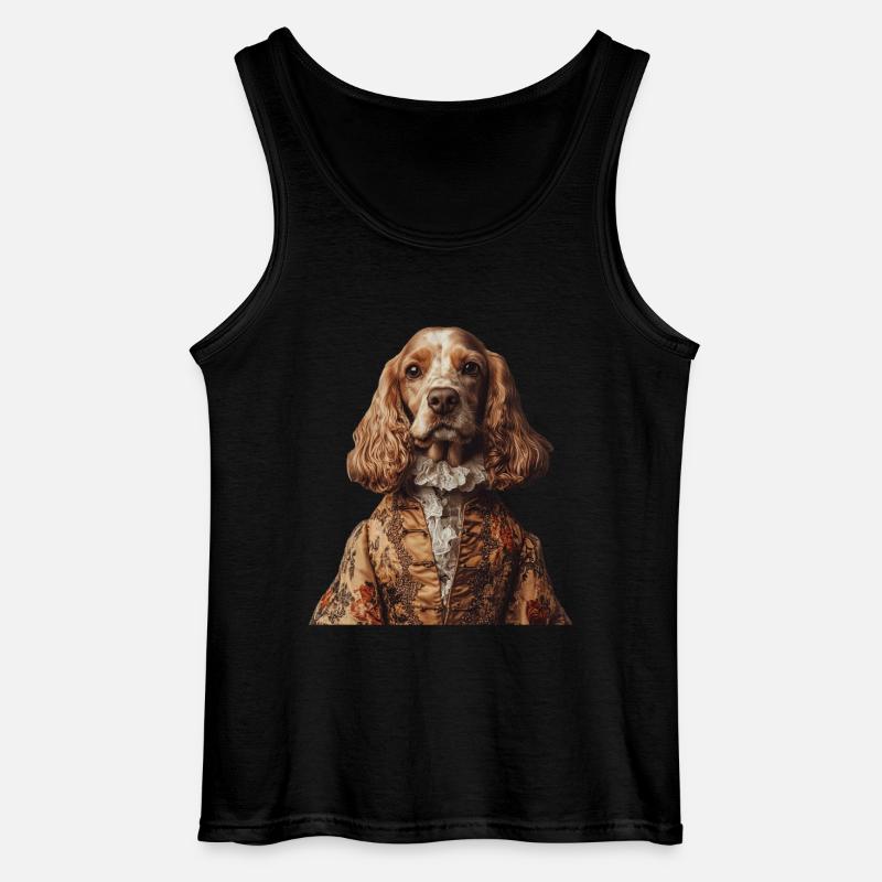 Cocker Spaniel - Gildan Männer Tank Top - Schwarz