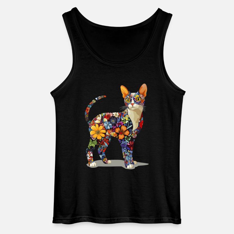 Devon Rex - Gildan Männer Tank Top - Schwarz