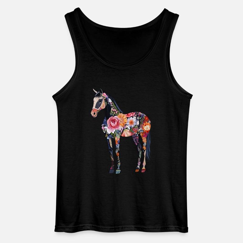 Vollblut - Gildan Männer Tank Top - Schwarz