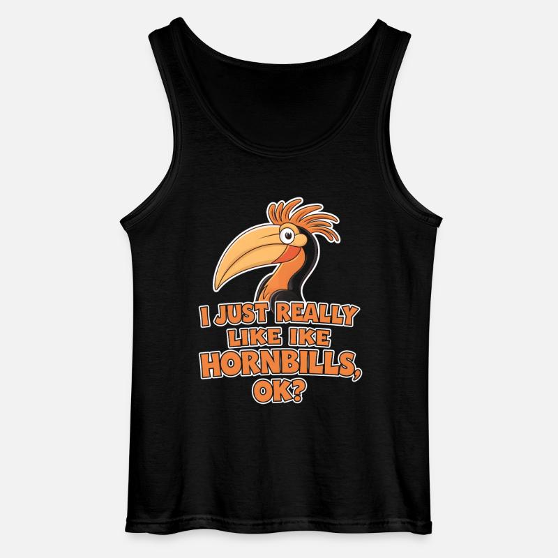 Nashornvogel - Gildan Männer Tank Top - Schwarz