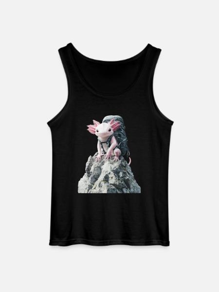 Axolotl - Gildan Männer Tank Top - Schwarz