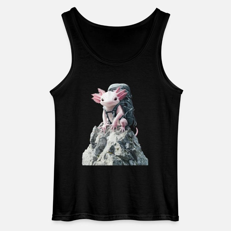 Axolotl - Gildan Männer Tank Top - Schwarz