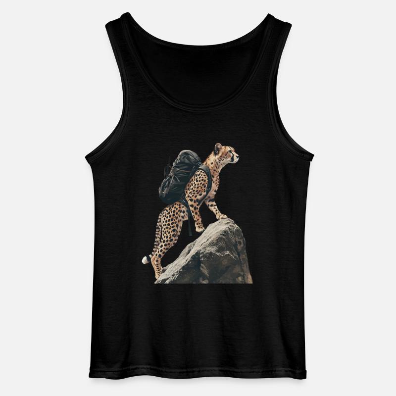 Gepard - Gildan Männer Tank Top - Schwarz