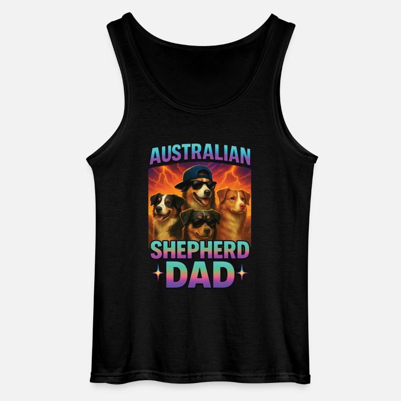 Australischer Schäferhund - Gildan Männer Tank Top - Schwarz