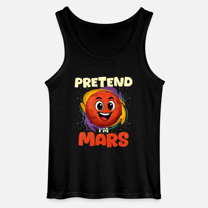 Mars - Gildan Männer Tank Top - Schwarz