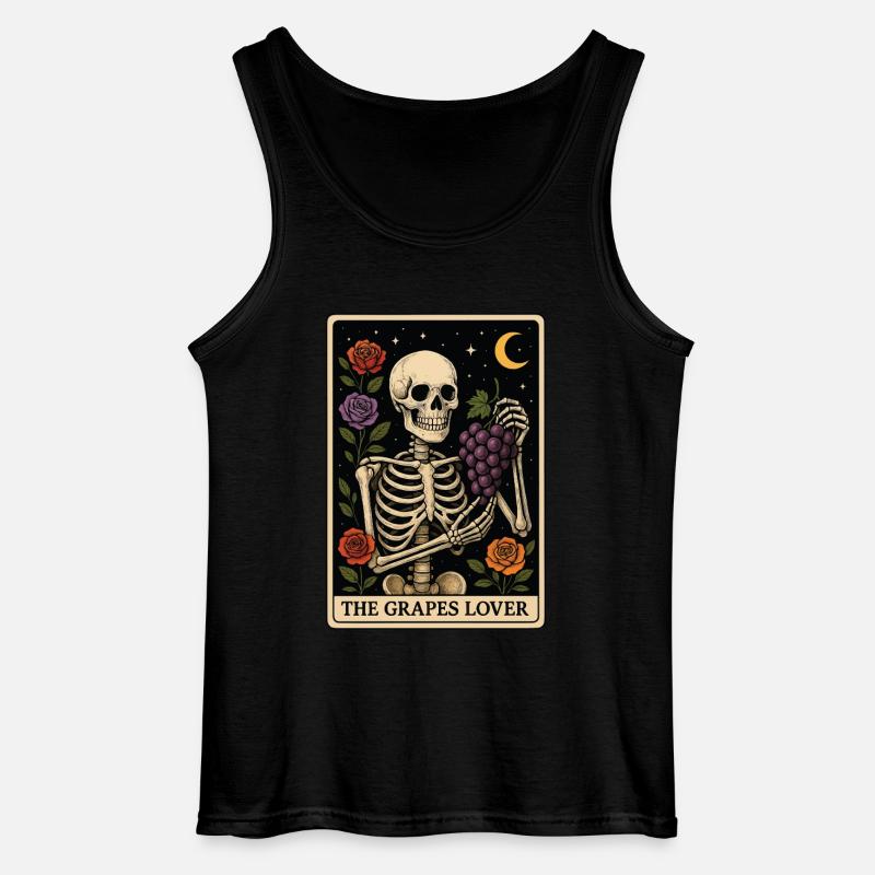 Traube Tarot - Gildan Männer Tank Top - Schwarz