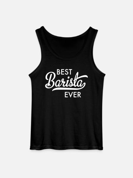 Best Barista ever - Gildan Männer Tank Top - Schwarz