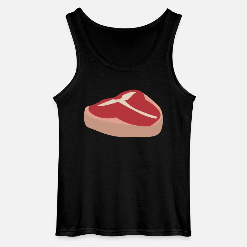 Saftiges Fleisch - Gildan Männer Tank Top - Schwarz