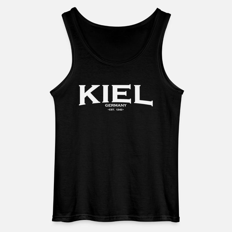Kiel - Gildan Männer Tank Top - Schwarz