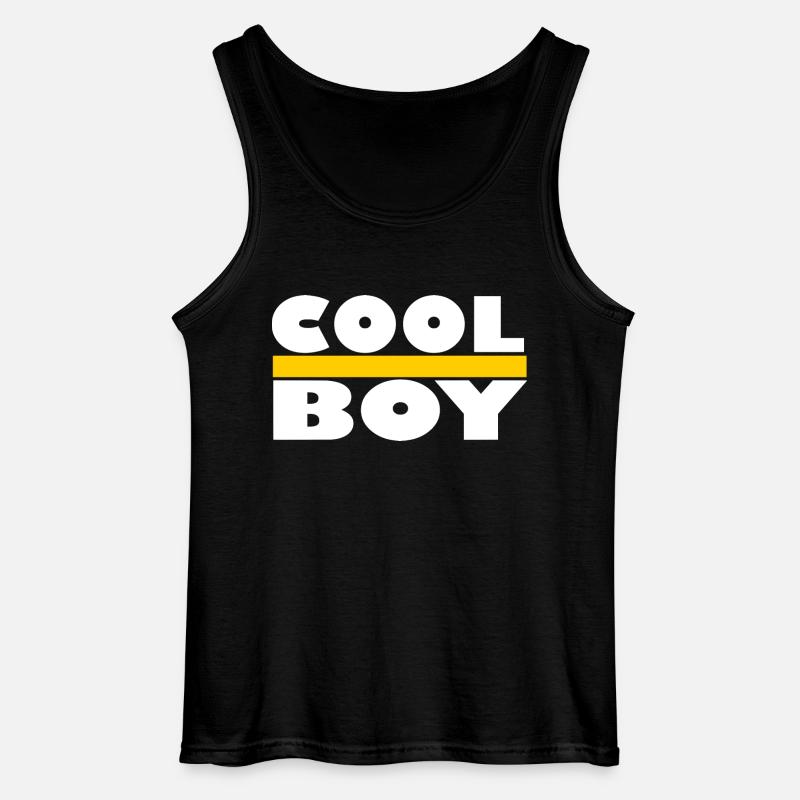 Cool boy - Gildan Männer Tank Top - Schwarz