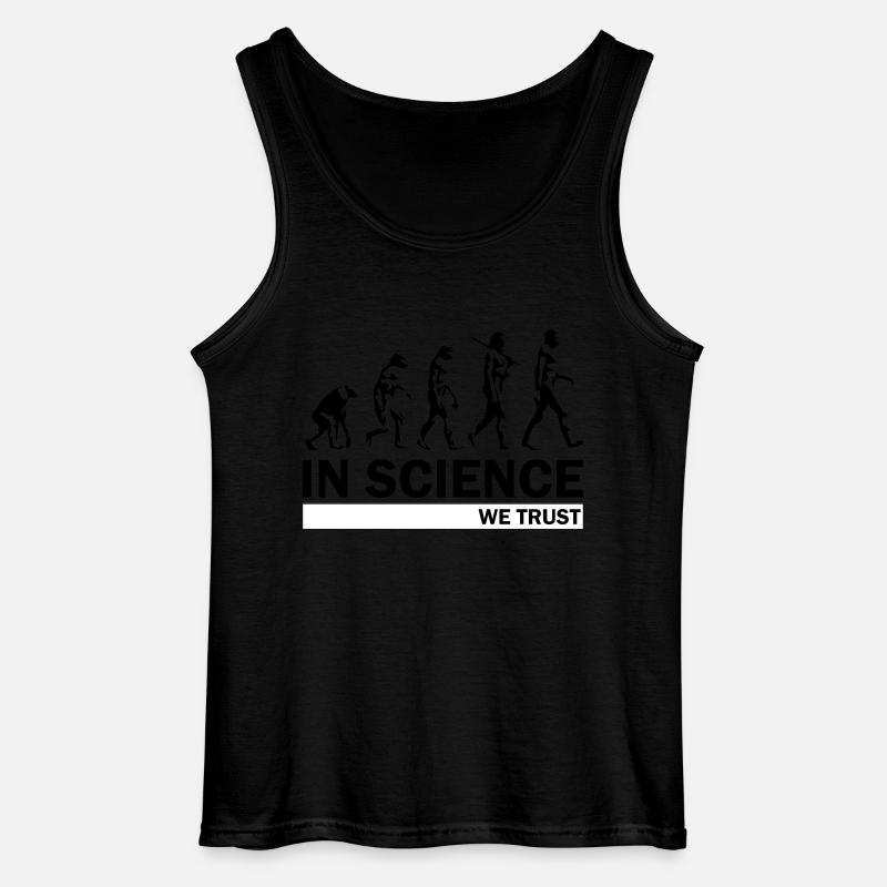 Evolution de la science - Débardeur Gildan Homme - noir