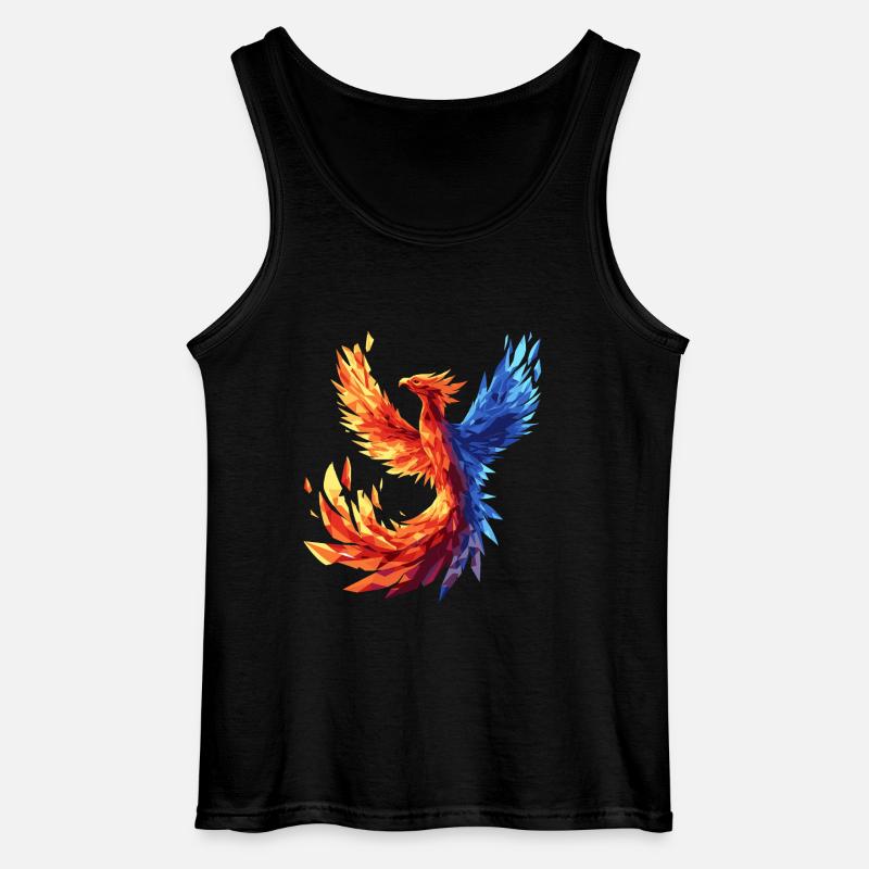 Phoenix phönix fliegen magic fabeltier - Gildan Männer Tank Top - Schwarz