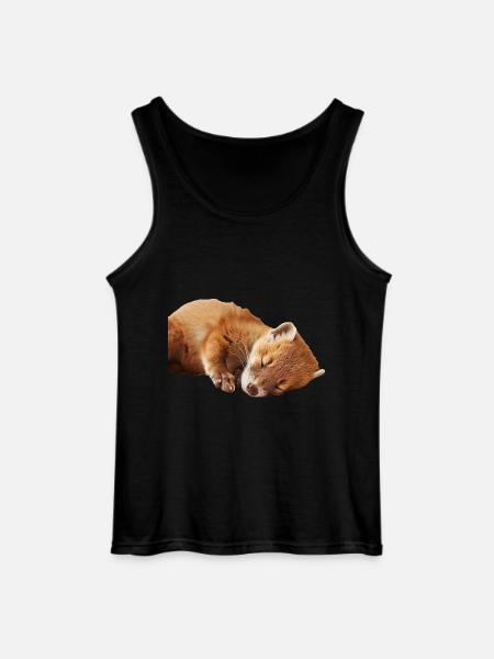 Hermelin - Gildan Männer Tank Top - Schwarz