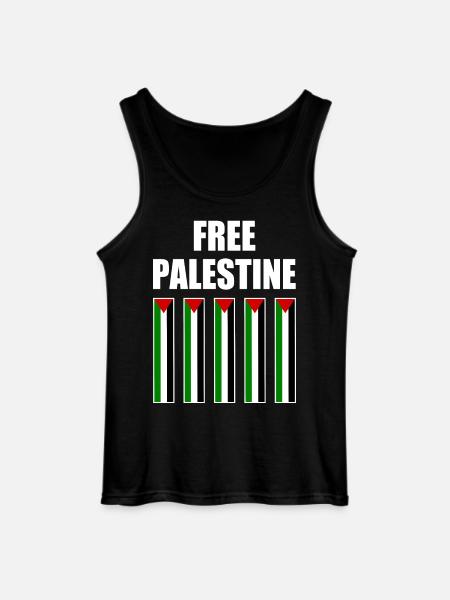 Free palestine - Gildan Männer Tank Top - Schwarz