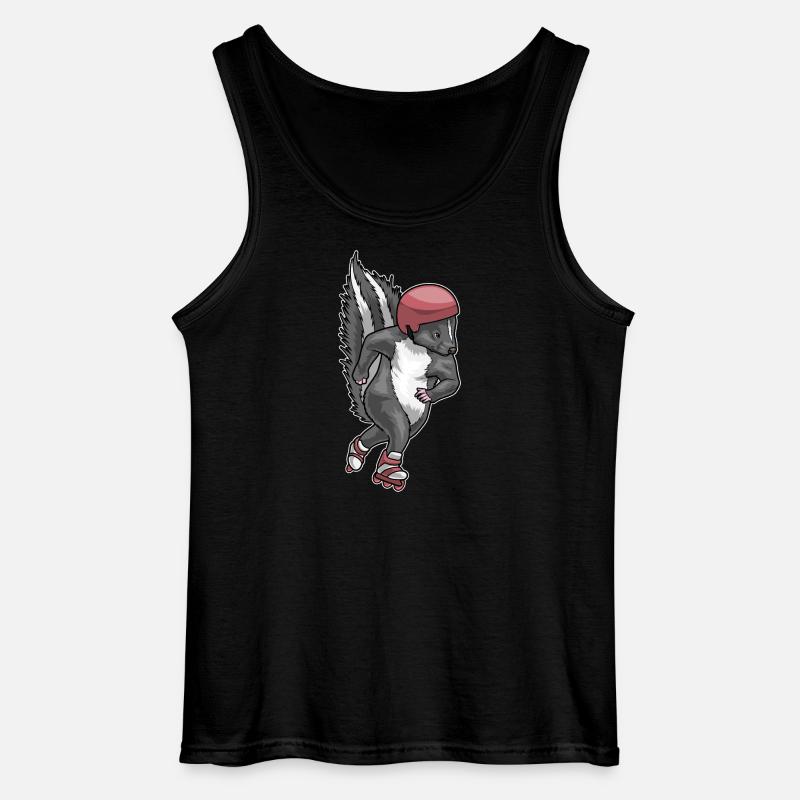 Stinktier Inline skating Inline skates - Gildan Männer Tank Top - Schwarz