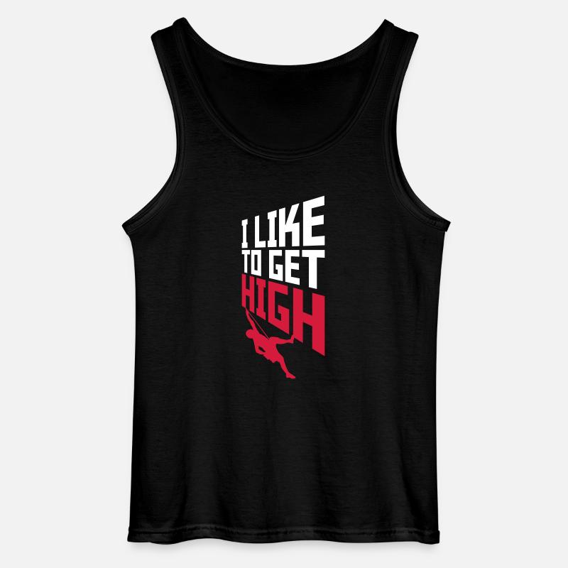 like to get high - Gildan Männer Tank Top - Schwarz