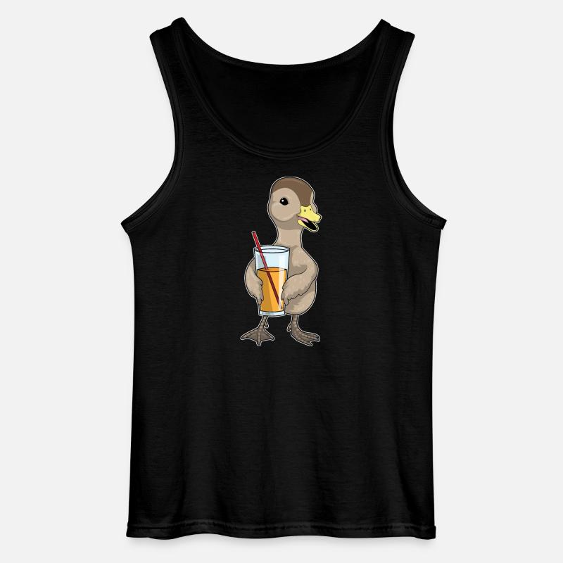 Ente Saft - Gildan Männer Tank Top - Schwarz