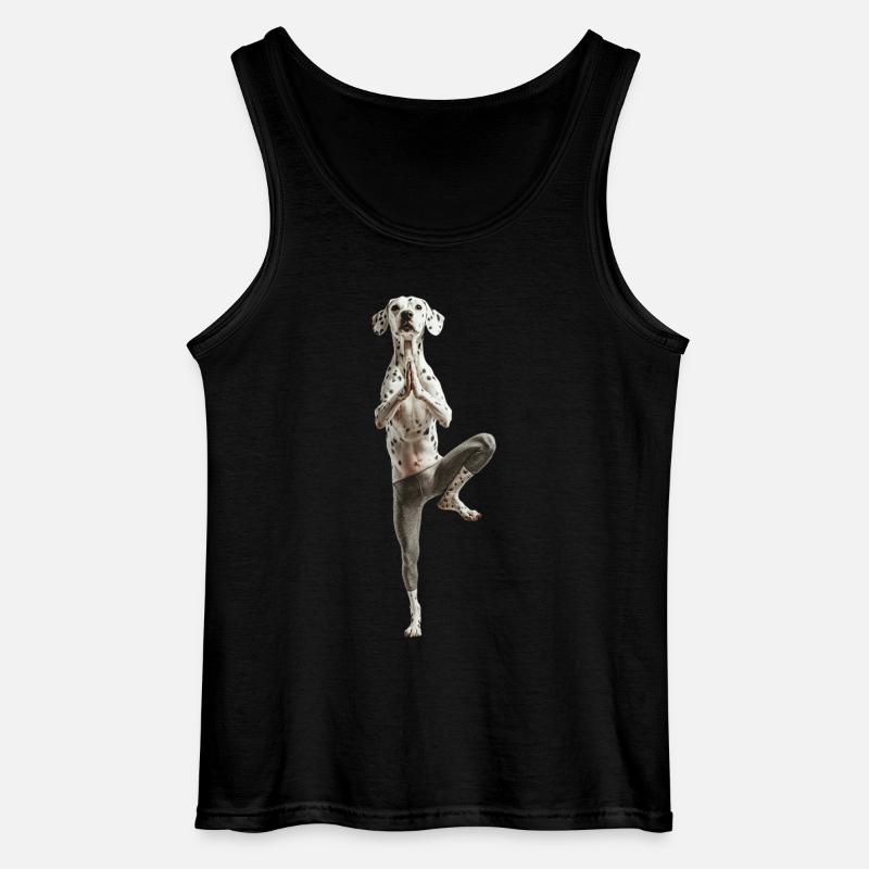 Dalmatiner - Gildan Männer Tank Top - Schwarz