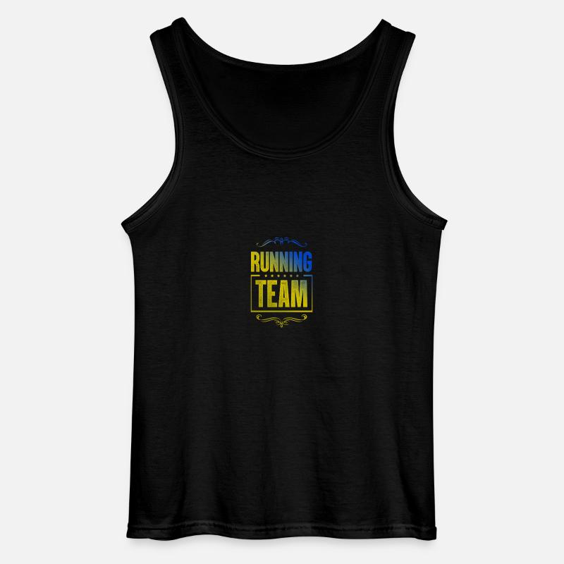 Running Crew - Gildan Männer Tank Top - Schwarz