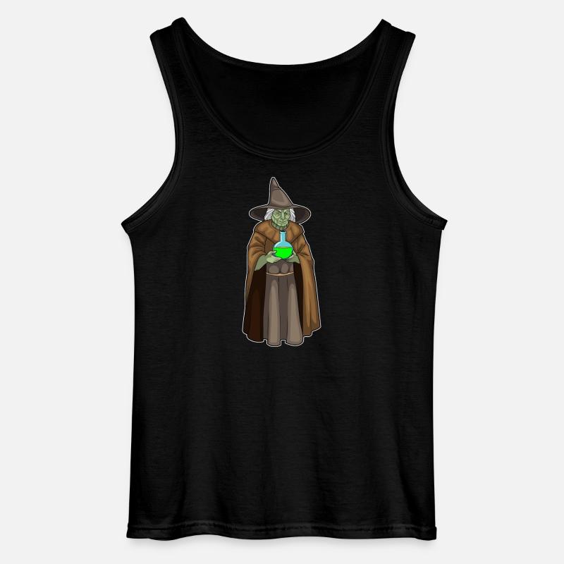 Witch Halloween Magic Potion - Gildan Men’s Tank Top - black