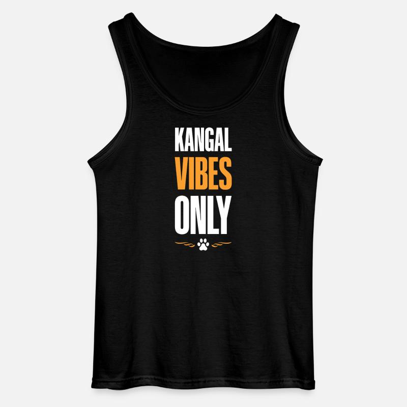 Kangal Vibes Only - Gildan Männer Tank Top - Schwarz