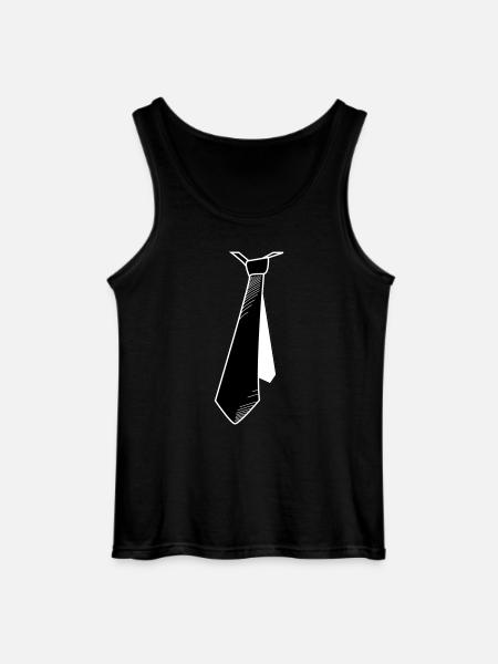 Tie in motion shadow - Gildan Men’s Tank Top - black