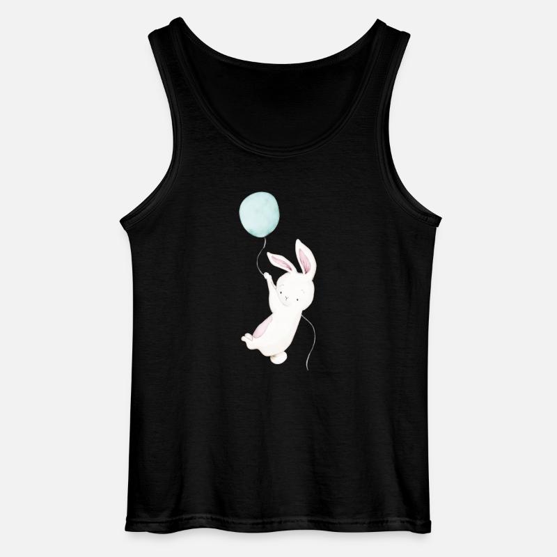 Hase - Gildan Männer Tank Top - Schwarz