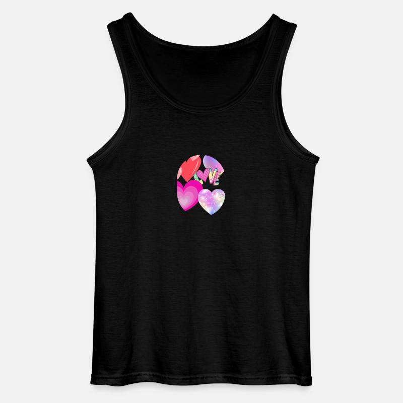 Love Overflow - Gildan Männer Tank Top - Schwarz