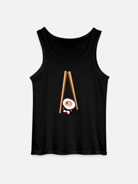 sushi - Gildan Men’s Tank Top - black