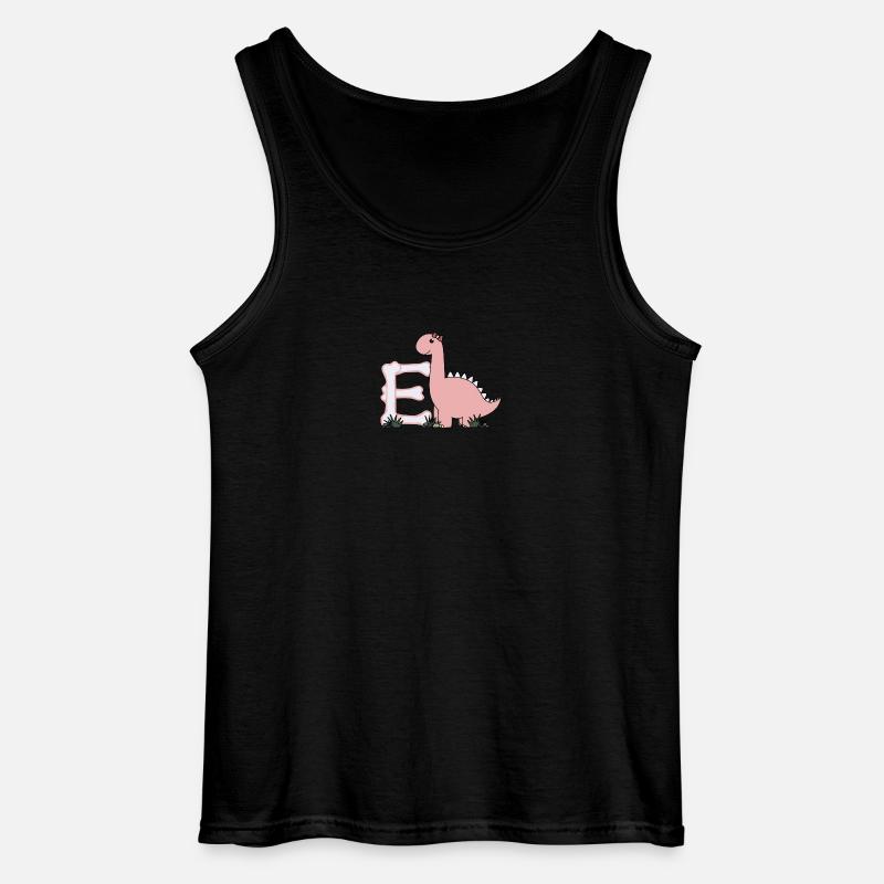 Buchstabe E - Gildan Männer Tank Top - Schwarz
