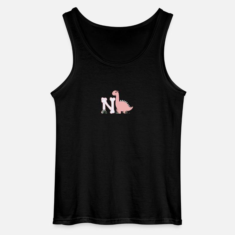 Buchstabe N - Gildan Männer Tank Top - Schwarz