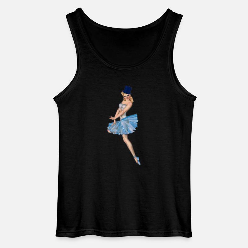 ANSTECKNADEL - Gildan Männer Tank Top - Schwarz
