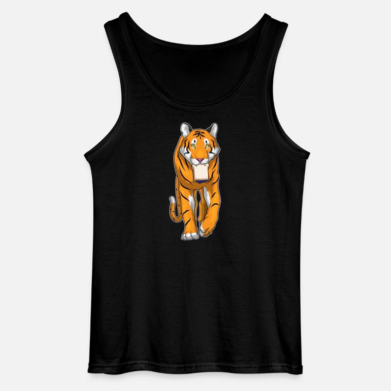Tiger Sandwich - Gildan Männer Tank Top - Schwarz