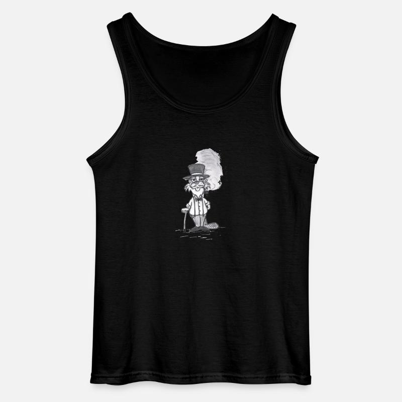 GentleBiber #NorddeutscheKunst - Gildan Männer Tank Top - Schwarz
