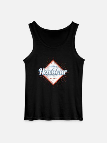 Premium Nachbar - Gildan Männer Tank Top - Schwarz