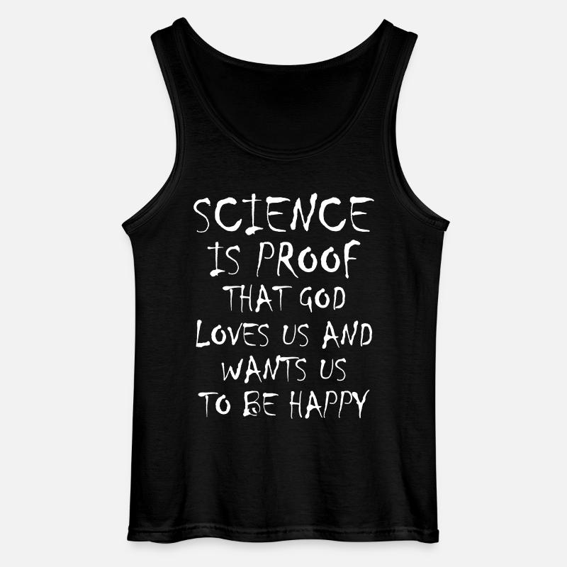 Science is Proof - Gildan Männer Tank Top - Schwarz